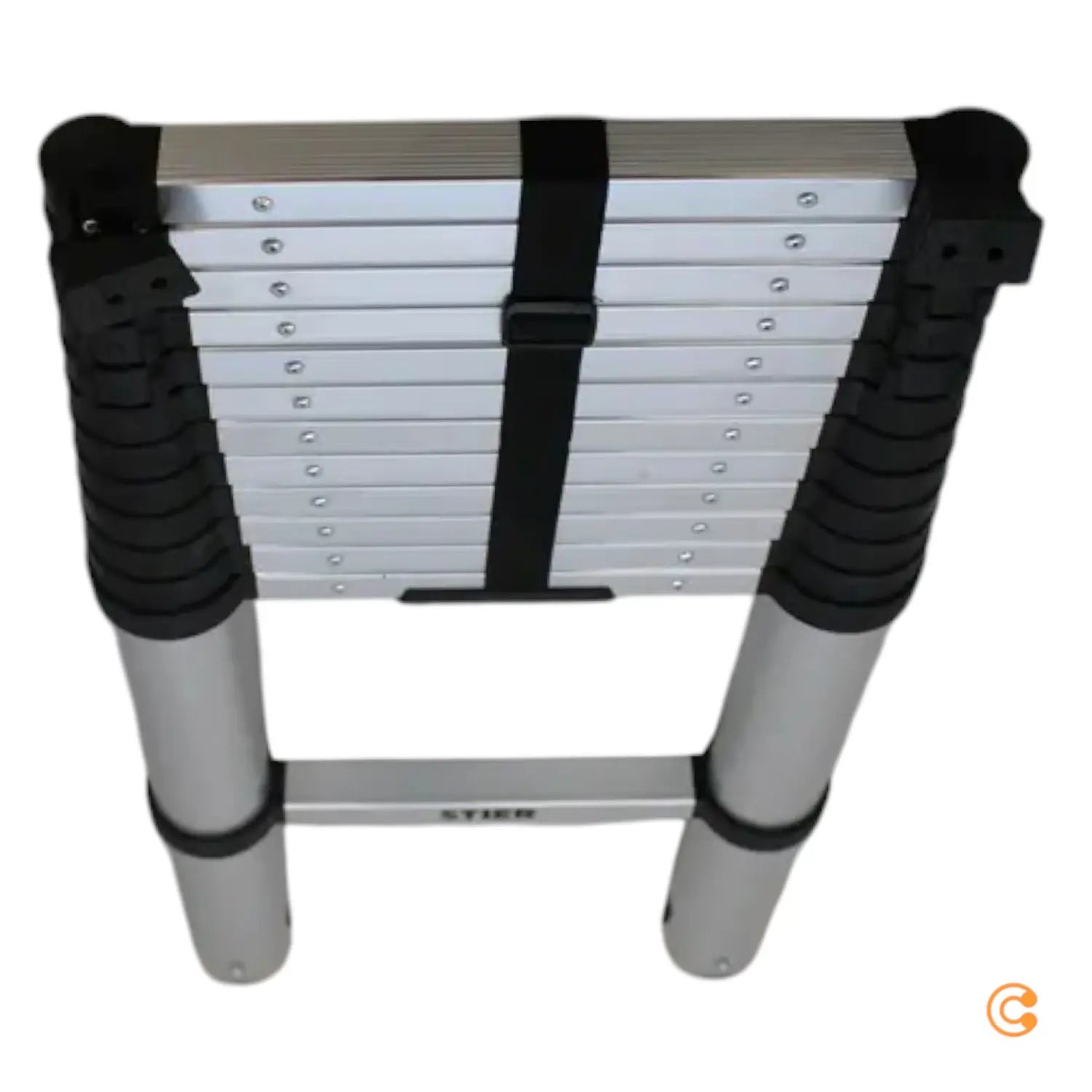 B-Ware Stier Teleskopleiter Leiter 3,8 M 13 Sprossen Aluminium 150 Kg Siehe Text/Foto - 4260439004741