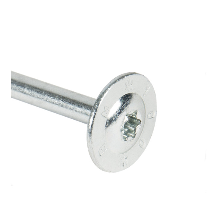 B-Ware Stier Tellerkopfschraube Schraube 8x160 Stahl Galvanisch Verzinkt 2 Sets - 4260438997662