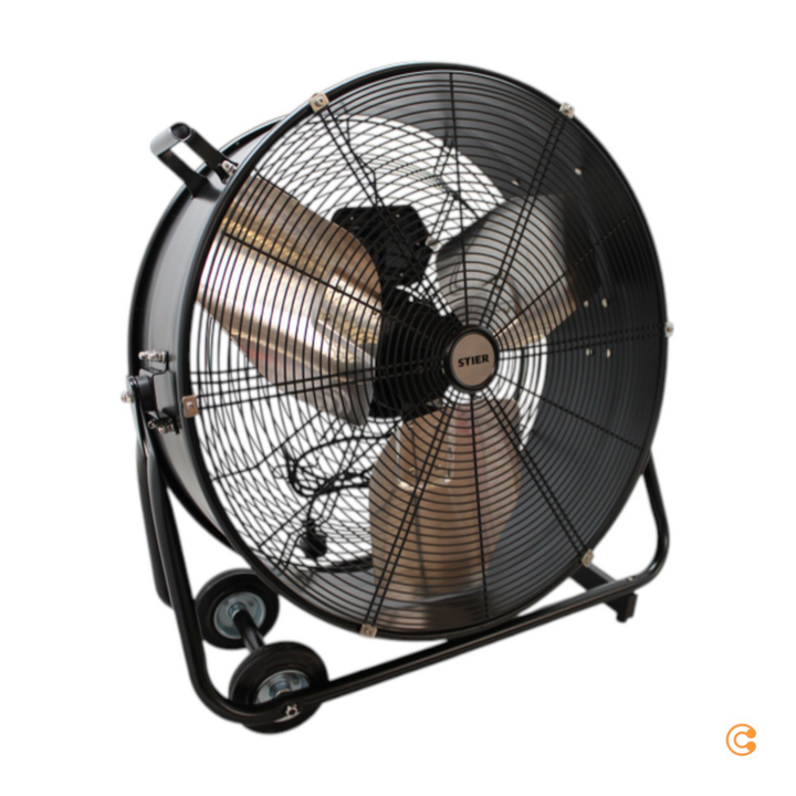 Stier Trommelventilator Ventilator Lüfter 330 W Fahrbar Aluminium Siehe Text/Foto C-Ware - 4251709618126