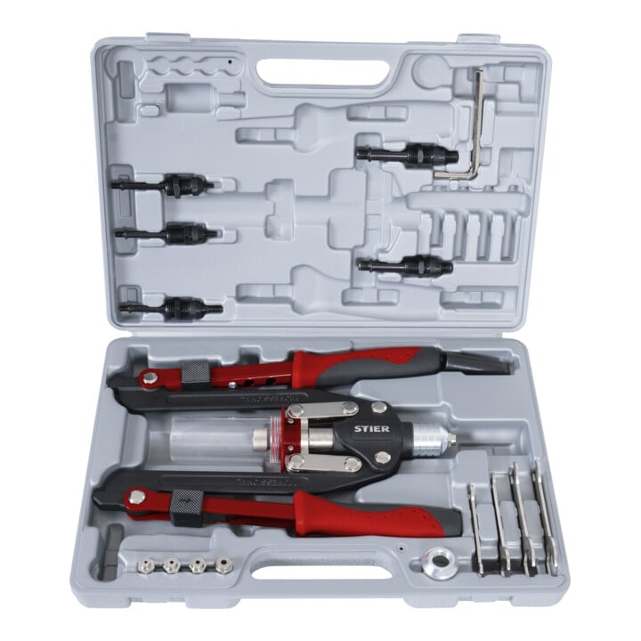 B-Ware Stier Universal Nietzangen Satz 11 Teilig Nietzangenset Doppelmaulschlüssel - 4260439004833