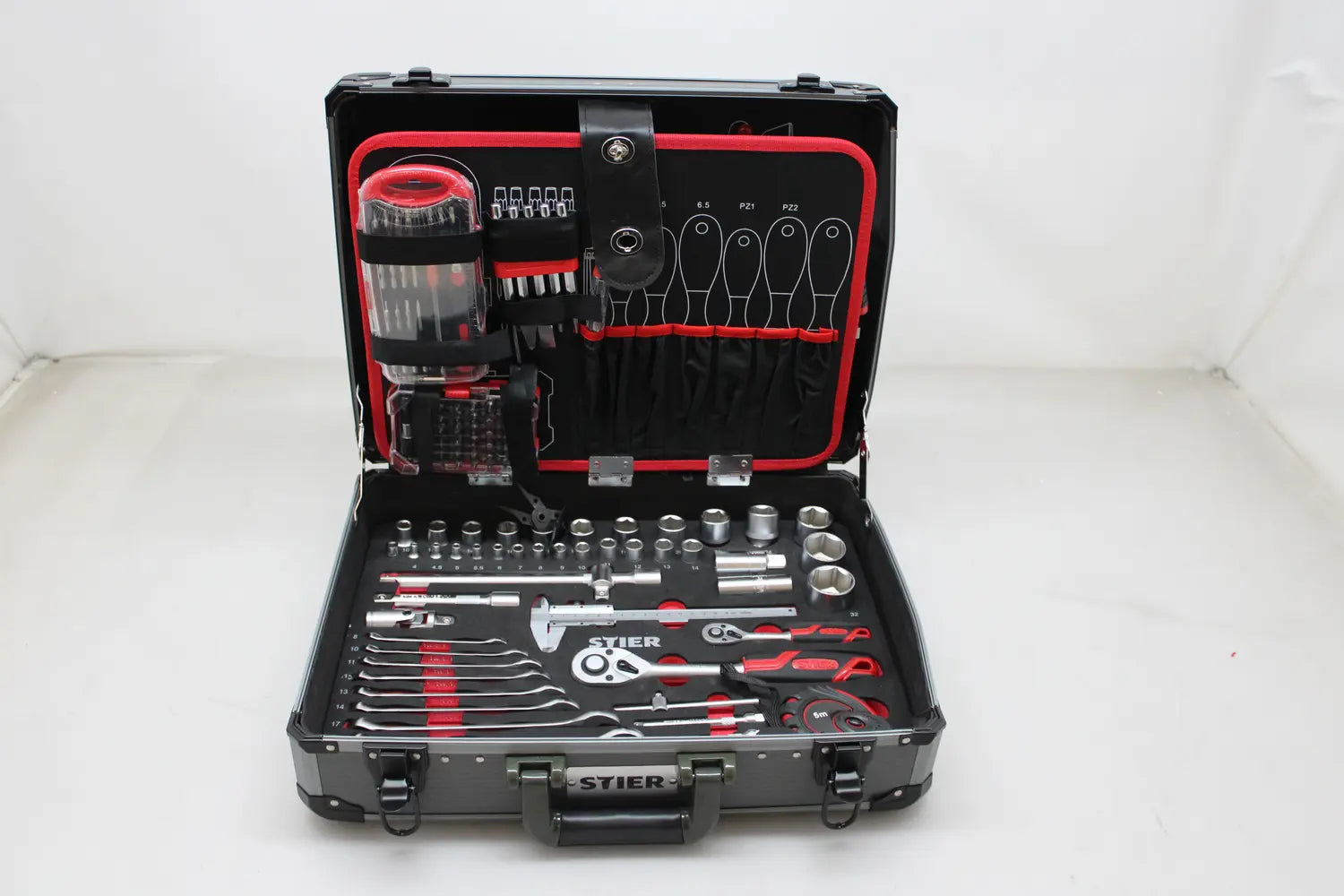 B-Ware Stier Werkzeugsortiment Werkzeugkoffer Aluminiumkoffer Koffer Siehe Text/Foto - 4251709612780