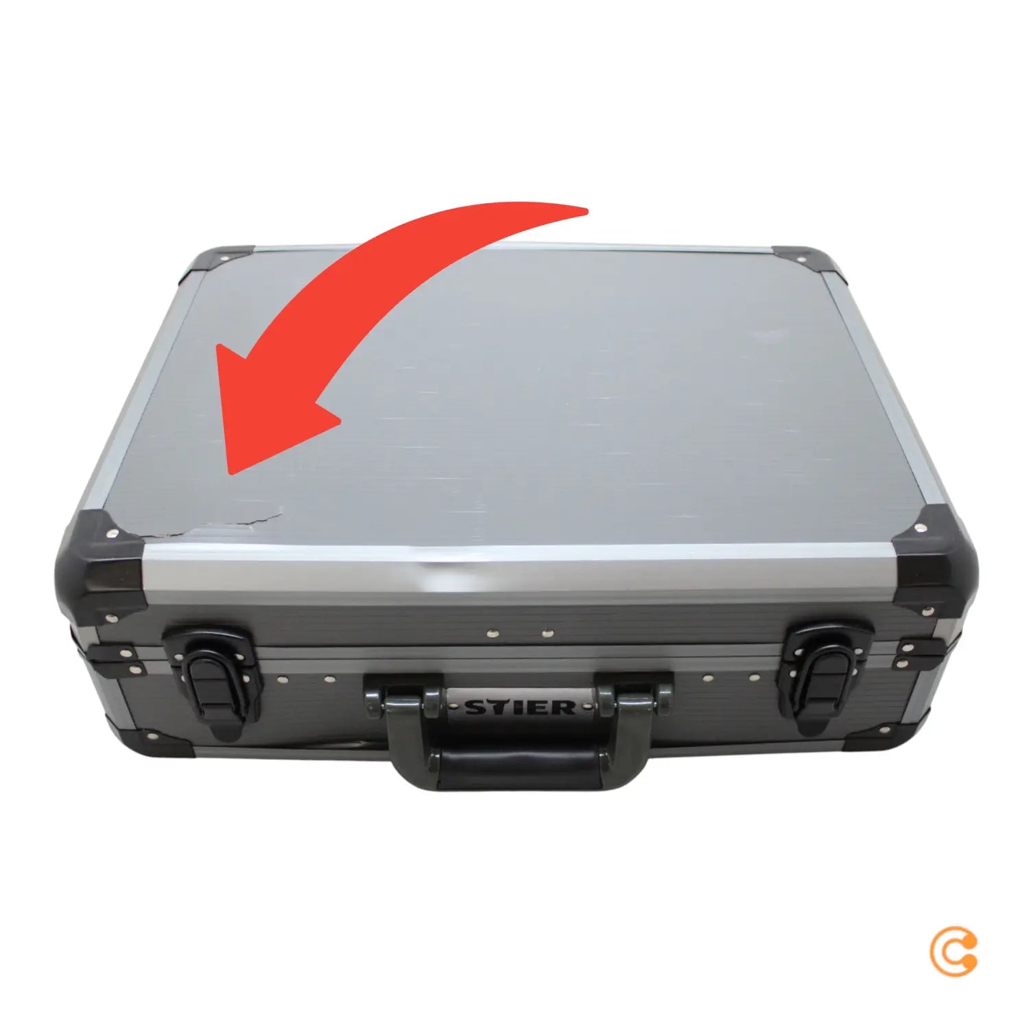 B-Ware Stier Werkzeugsortiment Set Werkzeugkoffer Aluminiumkoffer 135tl Siehe Text/Foto - 4251709612780