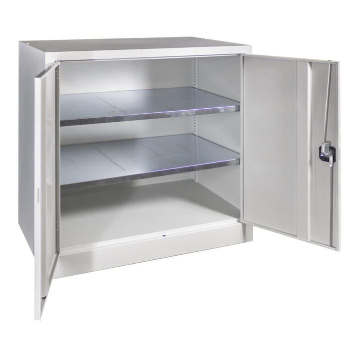 Stier Universalschrank Schrank Aufbewahrung 1000x1000x600mm Lichtgrau  B-Ware - 4251709634966