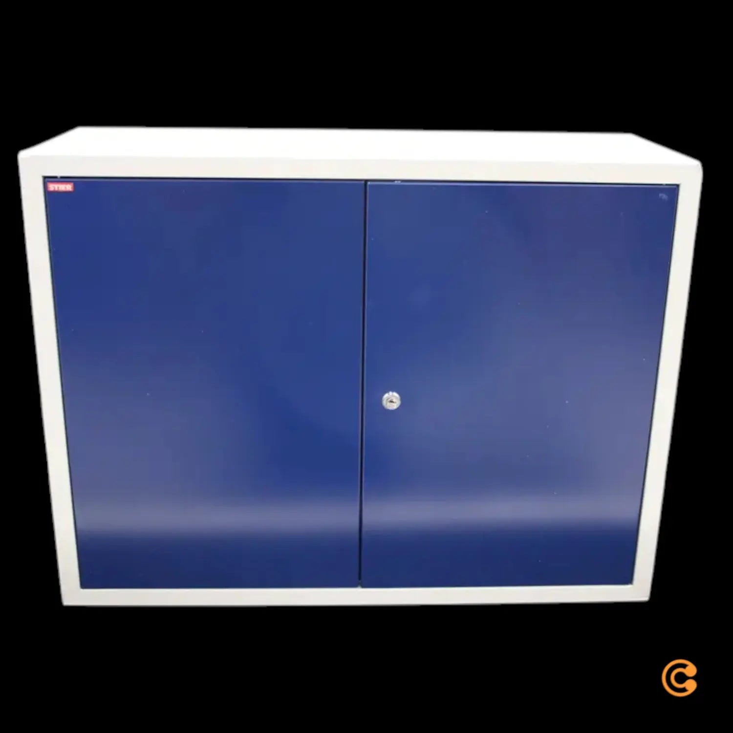 B-Ware Stier Wandschrank Hängeschrank Aufbewahrung Garagenregal Blau Siehe Text/Foto - 4251709645900