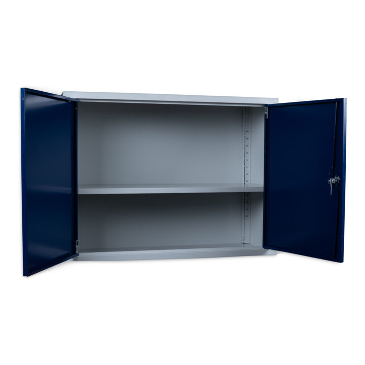 STIER Wandschrank Hängeschrank Aufbewahrung Werkstatt Garagenregal blau - 4251709645900