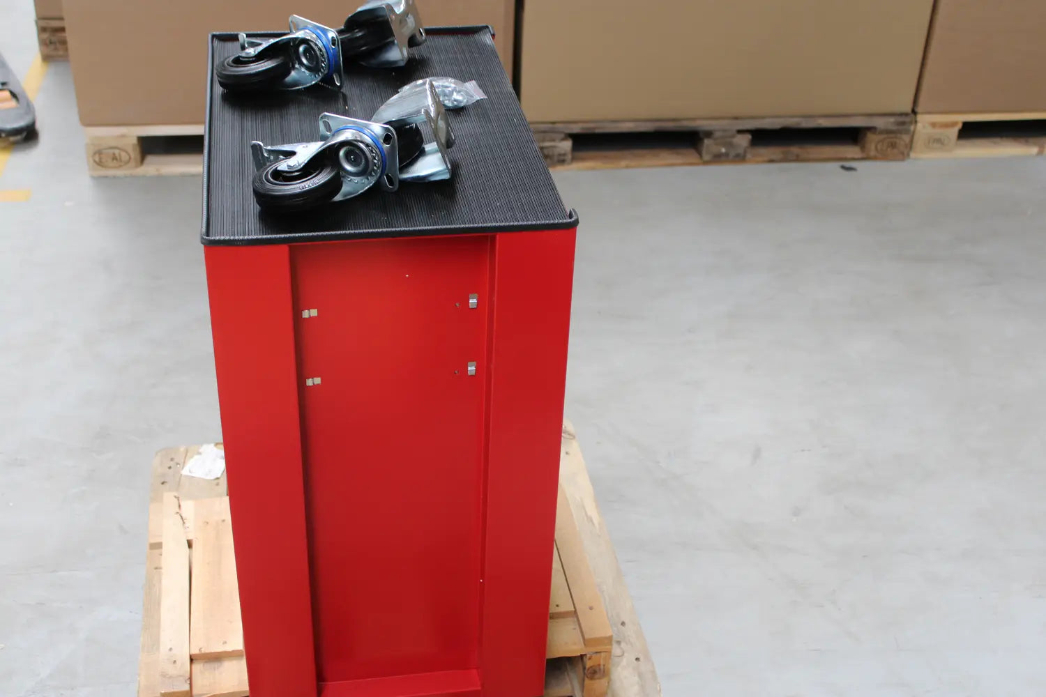 B-Ware Stier Werkstattwagen Werkzeugwagen Leer Stauraum Kompakt Rot Siehe Text/Fotos - 4251709645849