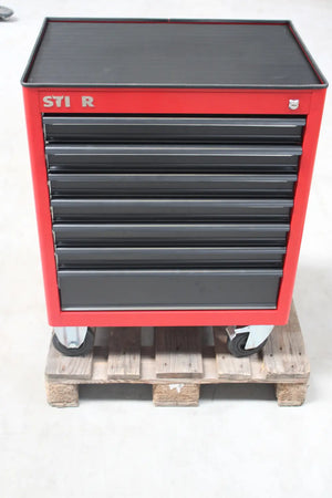 B-Ware Stier Werkstattwagen Rollwagen Werkzeugwagen Leer 902575 Max. B Siehe Text