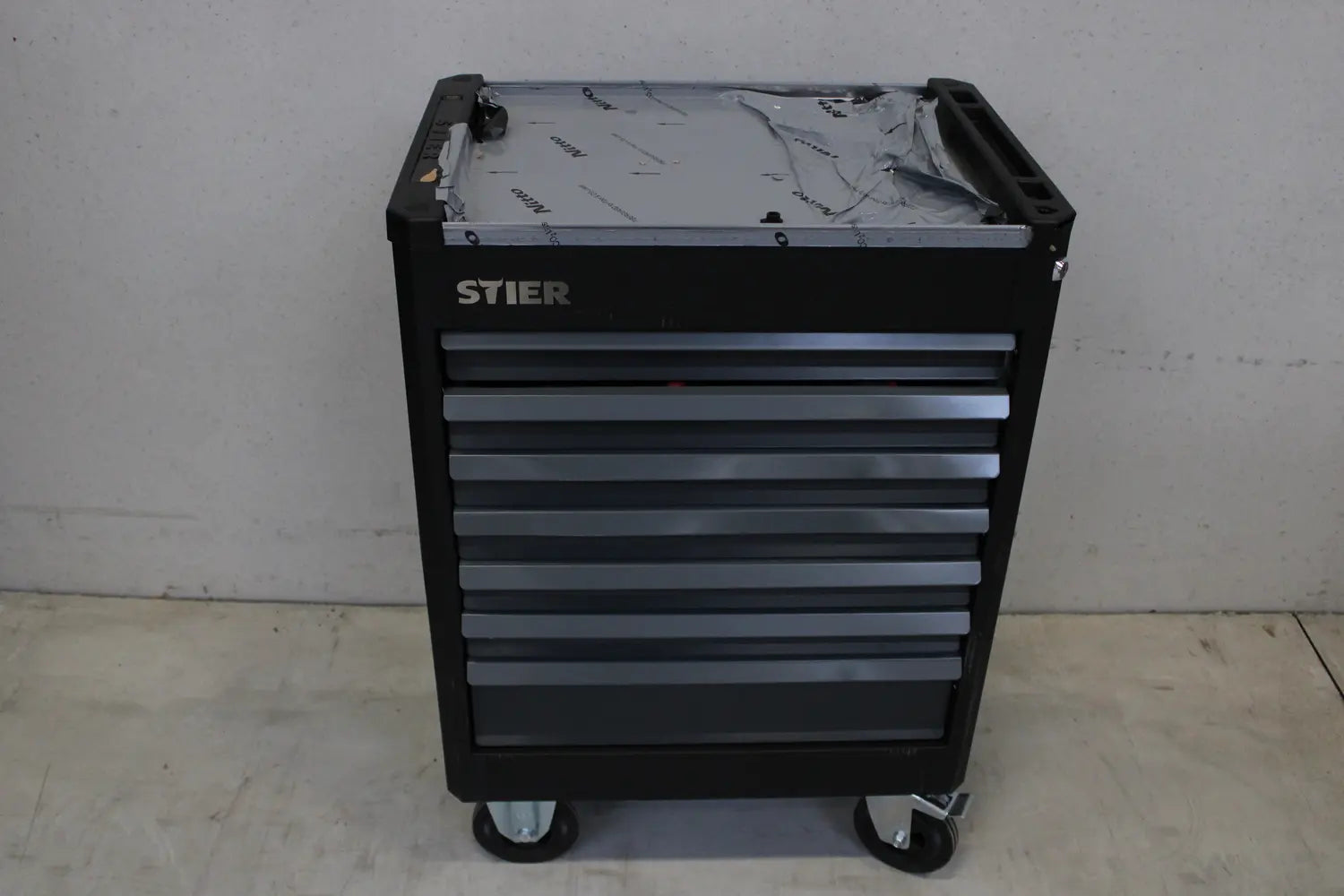 C-Ware Stier Werkstattwagen Trolley Werkzeugwagen Edelstahl Arbeitsfläche Siehe Text - 4251709634867