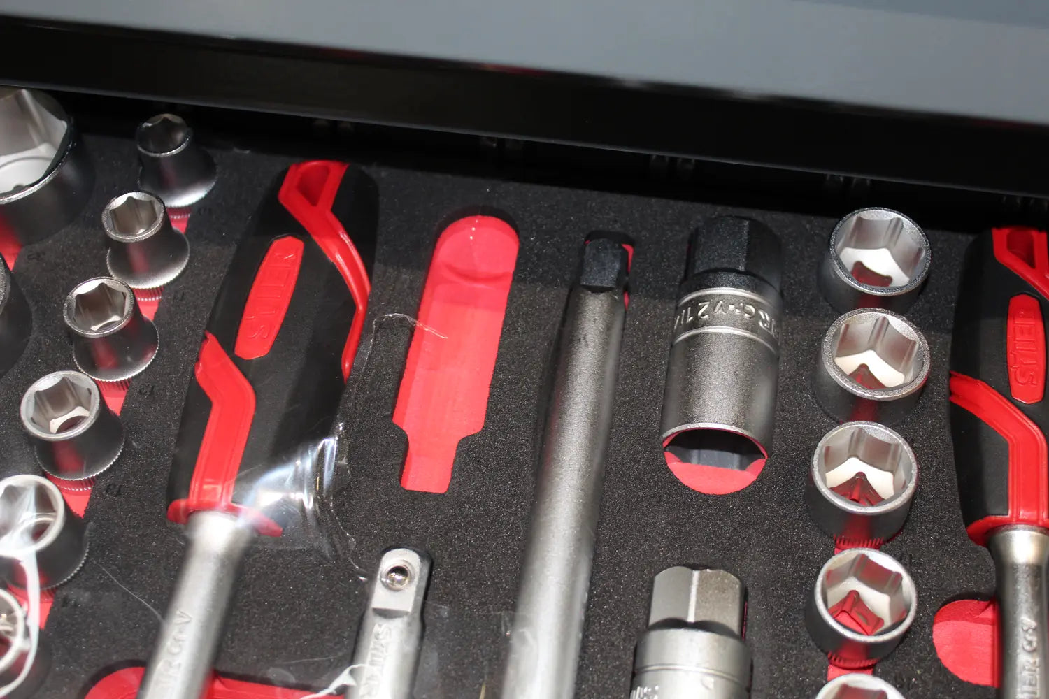 B-Ware Stier Werkstattwagen Werkzeugsatz 241 Teilig Edelstahl Schwarz Siehe Text/Fotos - 4251709634874