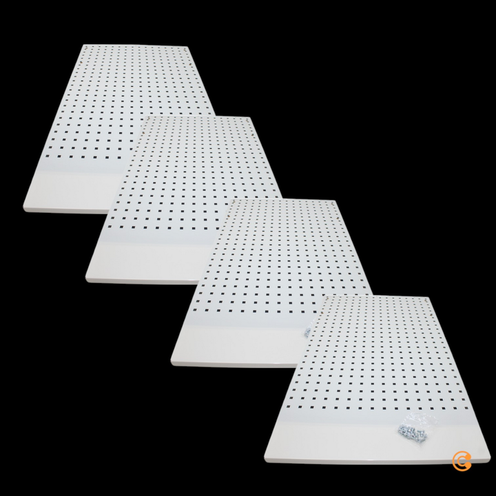 Stier Werkzeuglochwand Lochwand Vierkantlochung Werkzeugwand 1055x610 Mm 4 Stück B-Ware - 1