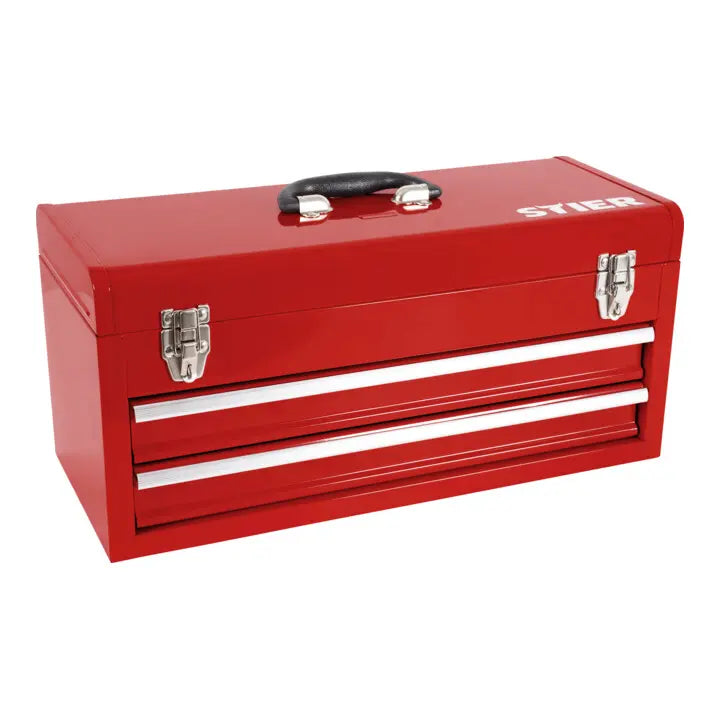 B-Ware Stier Werkzeugbox Kasten Werkzeugbehälter Leer Stahlblech 520x218x243 Mm - 4251709638919