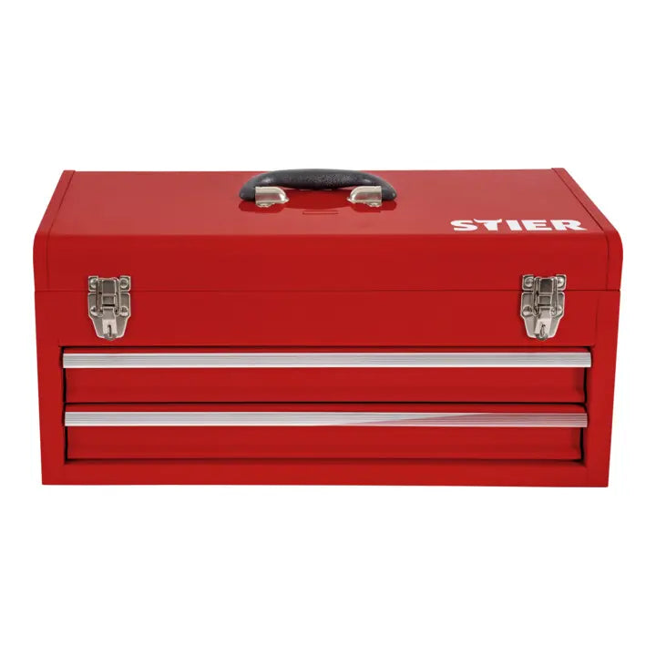 B-Ware Stier Werkzeugbox Kasten Werkzeugbehälter Leer Stahlblech 520x218x243 Mm - 4251709638919