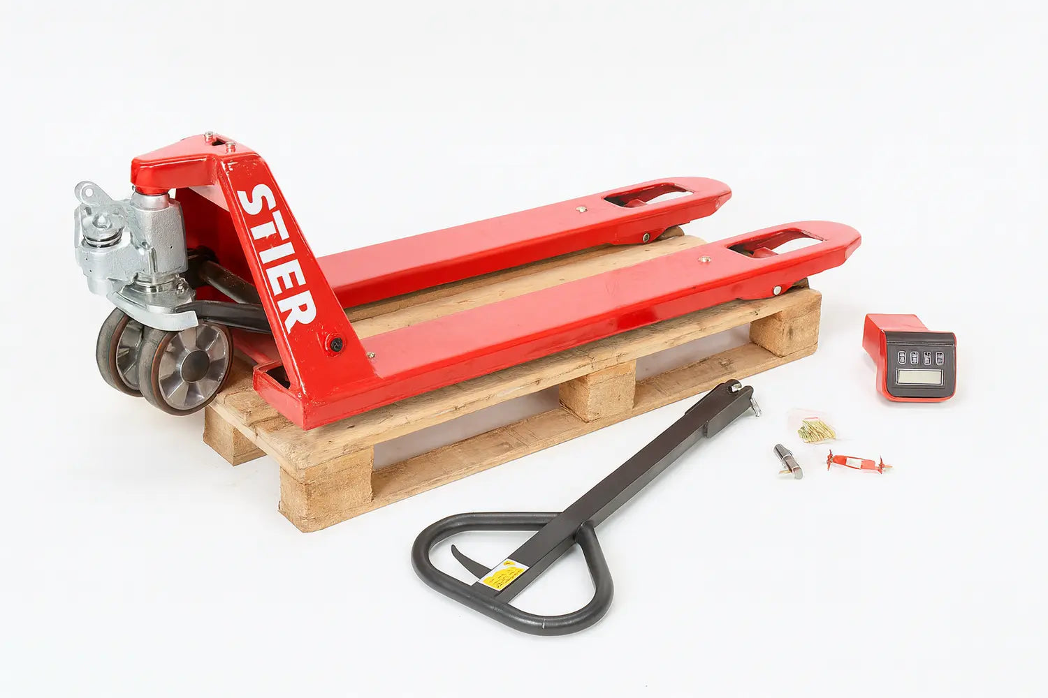 B-Ware Stier Wiege Hubwagen Palettenheber Waage 1 Kg Tragkraft 2000 Kg Siehe Text/Fotos - 4251709612797