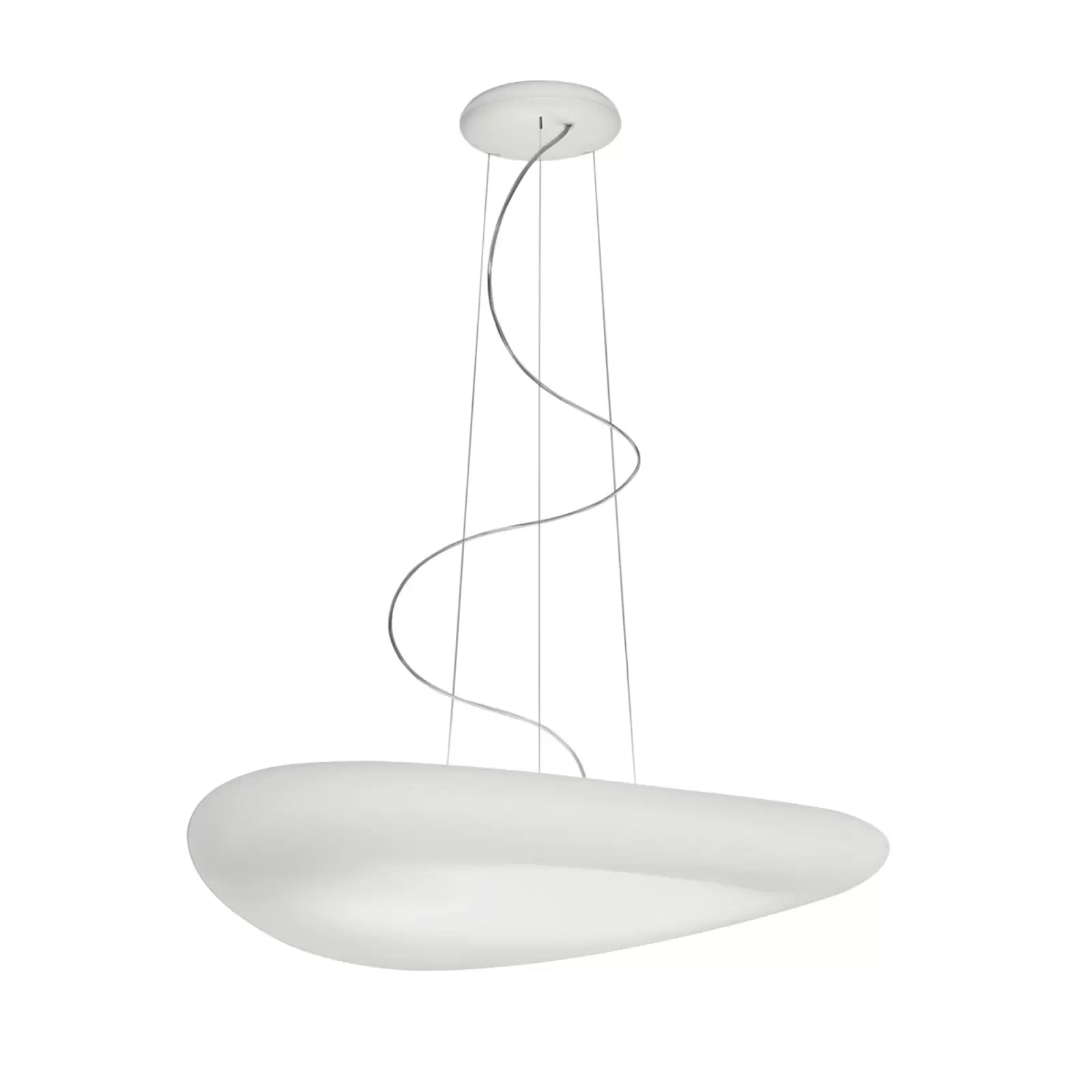 Stilnovo Pendelleuchte Hängeleuchte LED Mr Magoo weiß Aluminium Polyethylen 52cm - 8056534947856