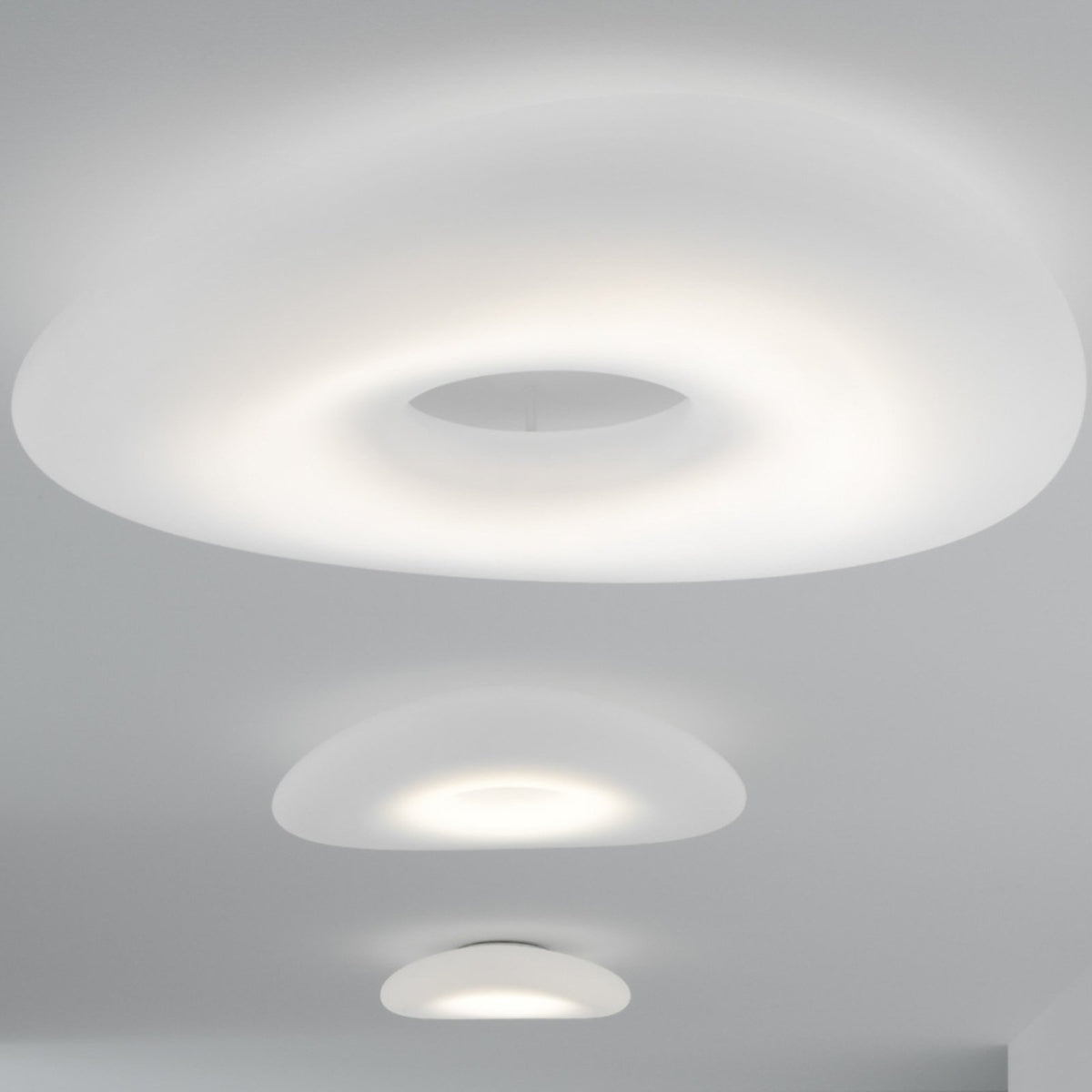 Stilnovo Deckenleuchte Lampe LED Mr Magoo Weiß Beleuchtung Designer Italy - 8056534947887