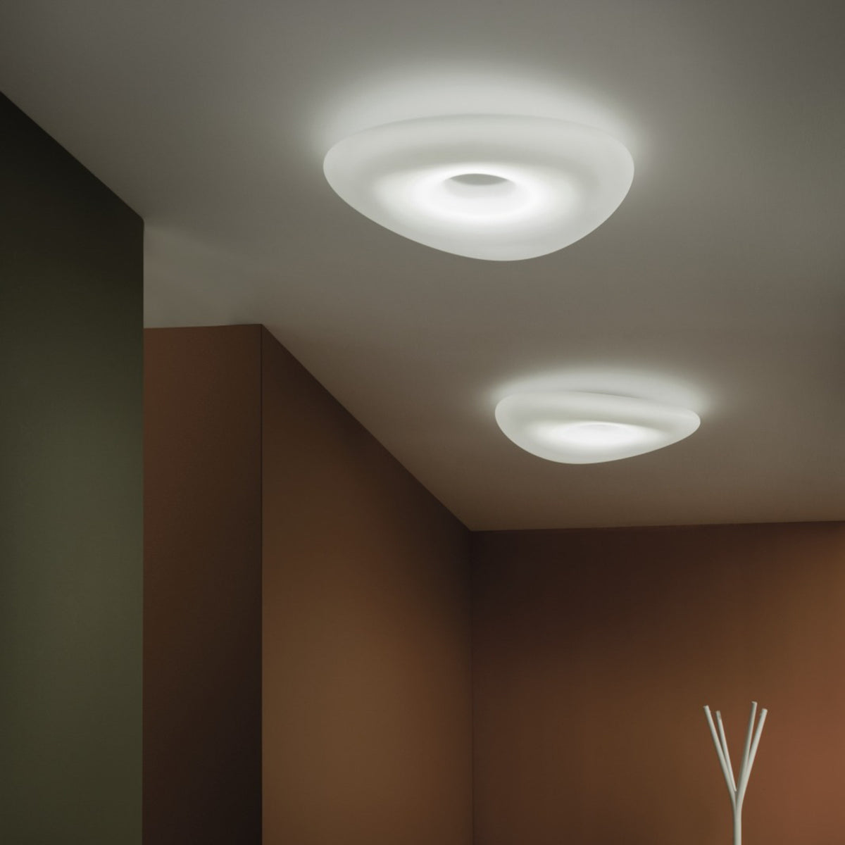 Stilnovo Deckenleuchte Lampe LED Mr Magoo Weiß Beleuchtung Designer Italy - 8056534947887