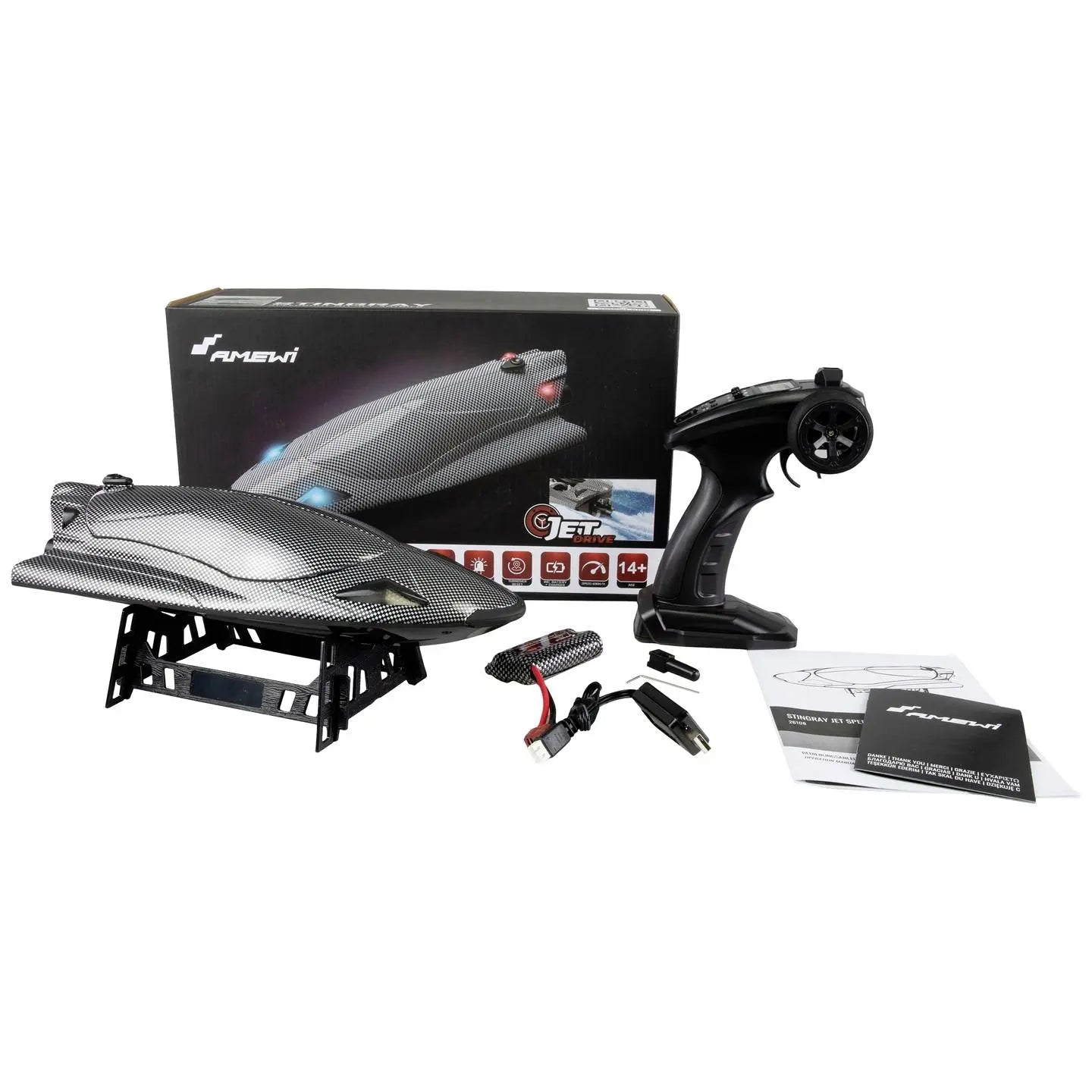B-Ware Amewi Rc Motorboot Rt R 335 Mm Boot Rc Boote Rc Motorboote Modellbau Modellboot - 4262408975144