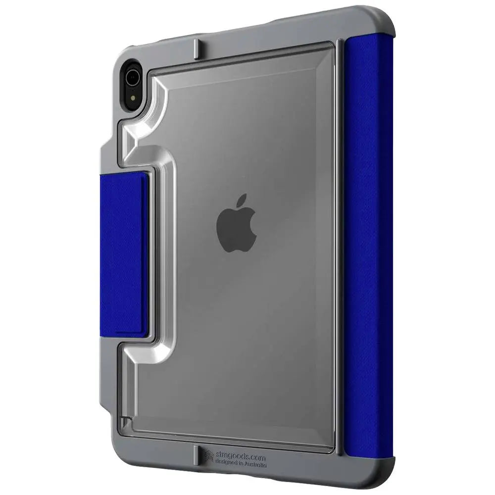 B-Ware Stm Goods Dux Plus Tablet Cover Hülle I Pad 10.9 Zoll Gen10 2022 Book Cover Blau - 810046113585