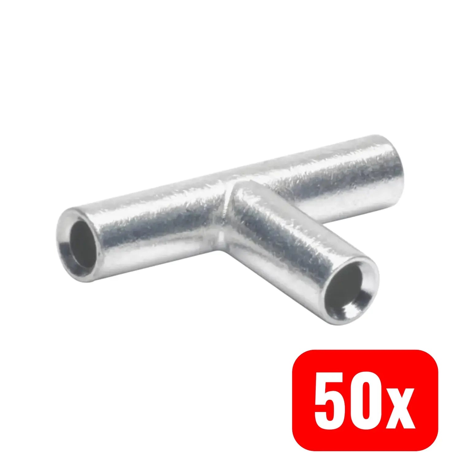 B-Ware Klauke Stoßverbinder T Verbinder Stv6 Kabelverbinder Kupfer Silber 6mm² 50 Stück - 4012078475587