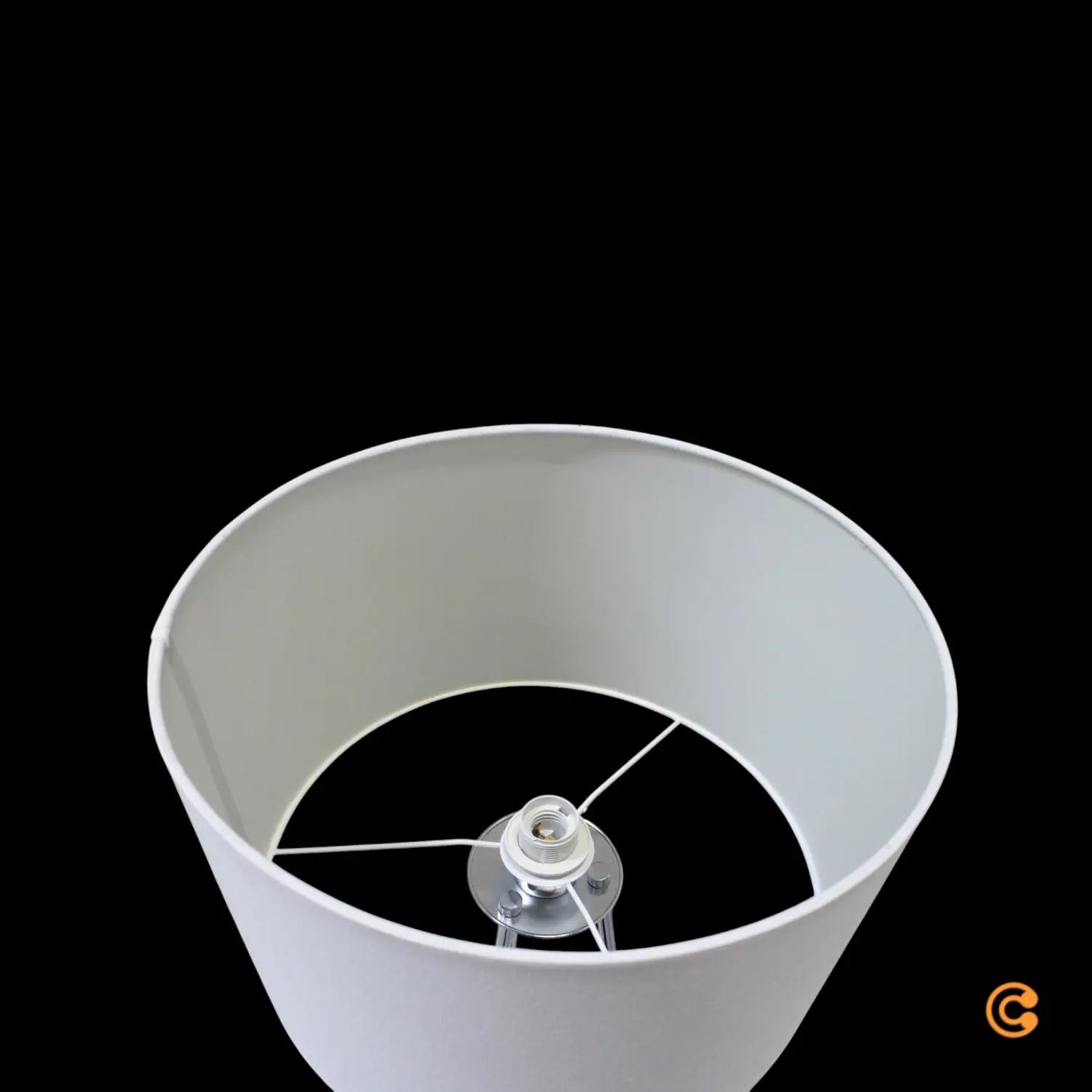 B-Ware Stehleuchte Mariat Stativ Tripod Lampe Textilschirm Stoffschirm Creme Wohnzimmer - 4251096549218