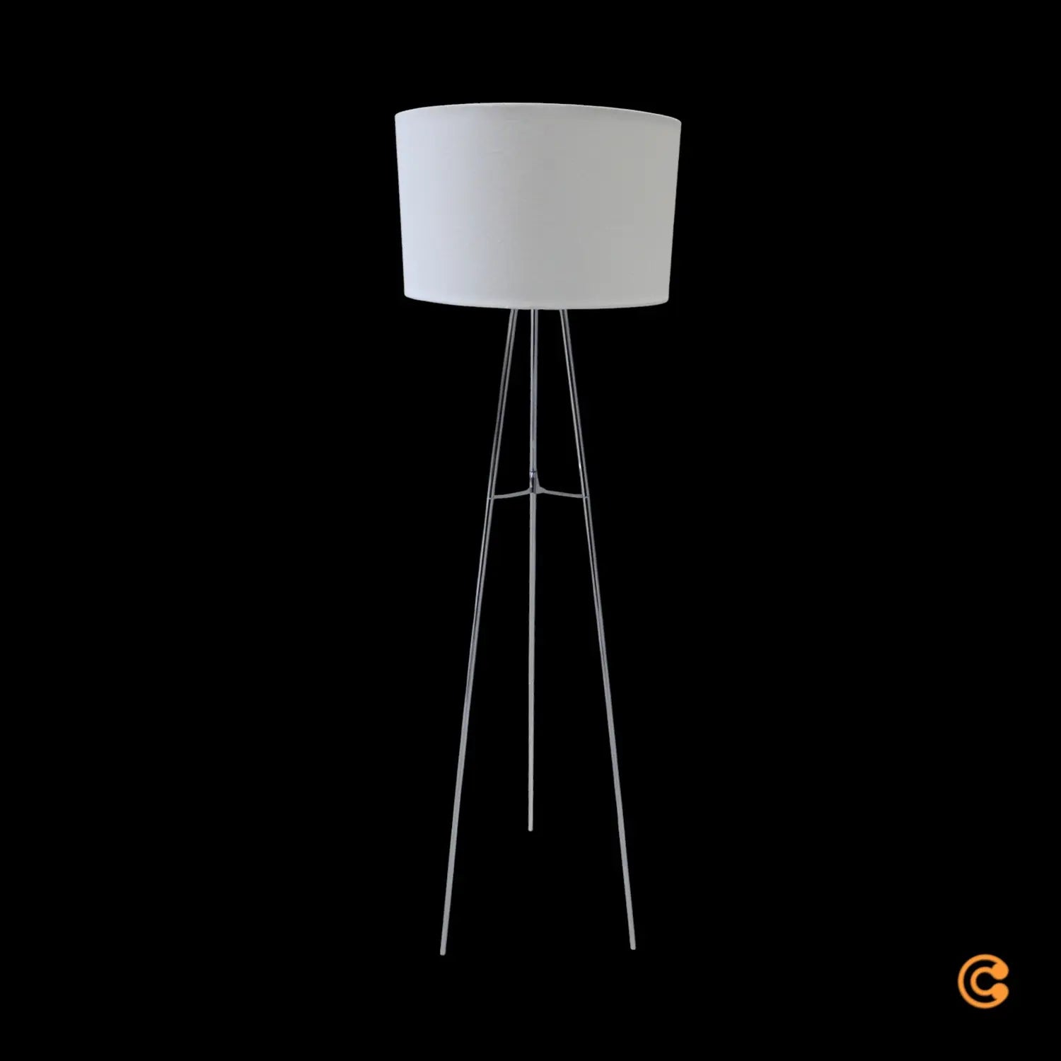 B-Ware Stehleuchte Mariat Stativ Tripod Lampe Textilschirm Stoffschirm Creme Wohnzimmer - 4251096549218
