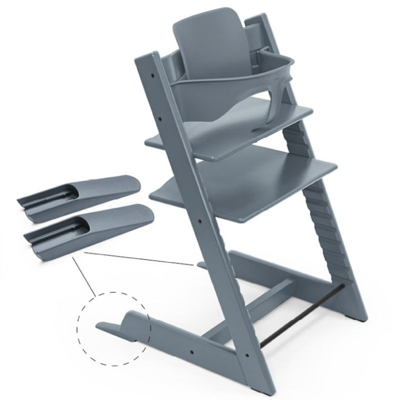 Stokke Baby Set 2 Fjord Blue Für Den Tripp Trapp Hochstuhl Babyeinsatz Aufsatz B-Ware