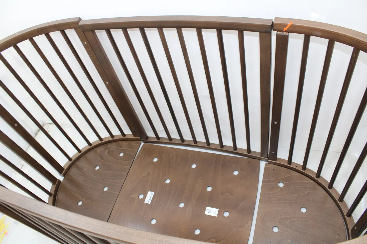 B-Ware Stokke Babybett Kinderbett Sleepi Warm Brown Holz Kinderzimmer Siehe Text/Foto - 7040355914044