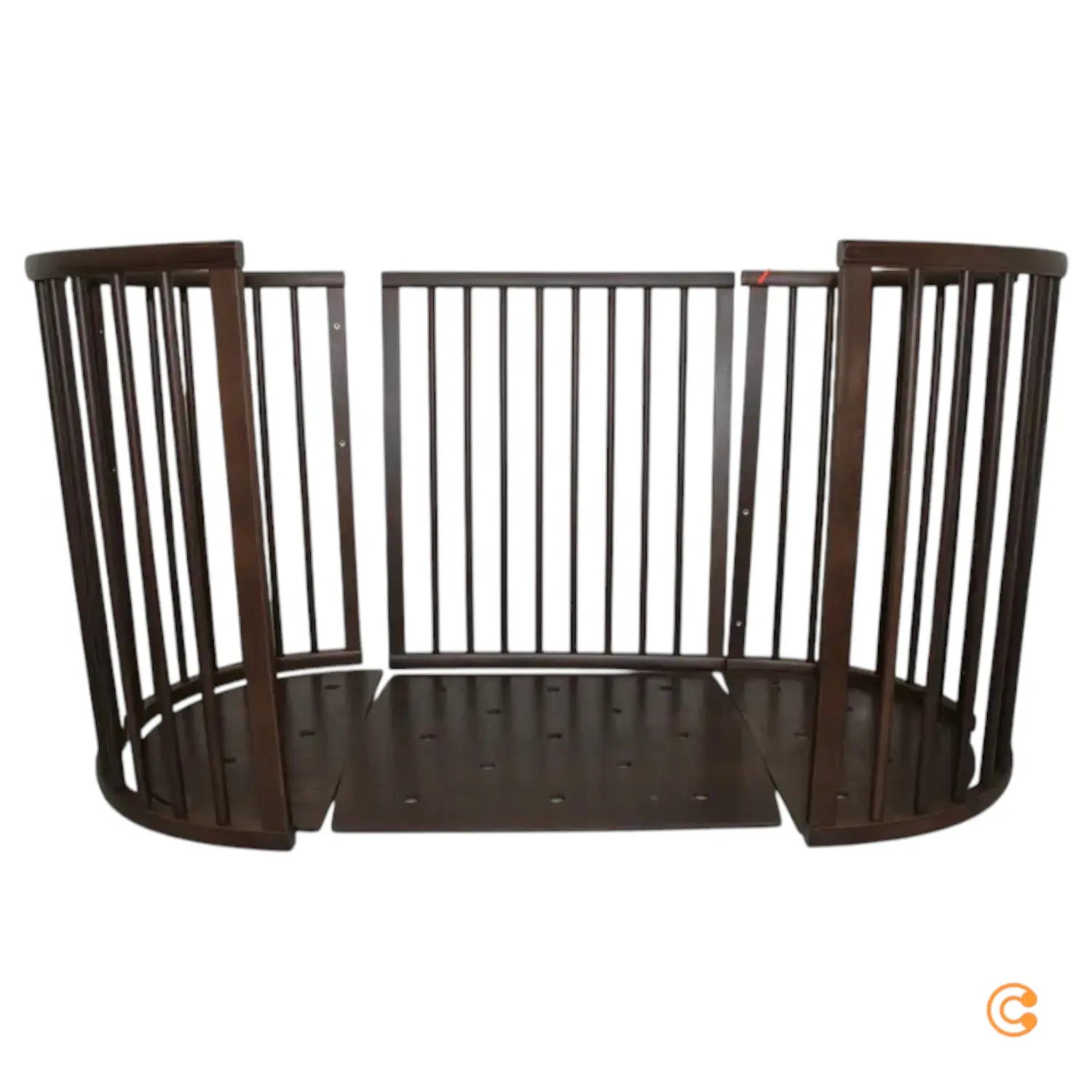 B-Ware Stokke Babybett Kinderbett Sleepi Warm Brown Holz Kinderzimmer Siehe Text/Foto - 7040355914044