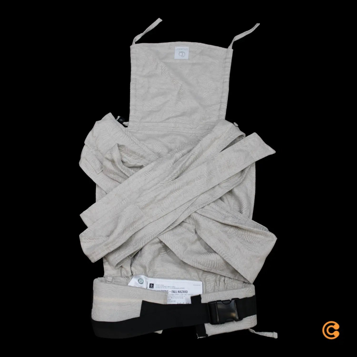 B-Ware Stokke Limas Babytrage Floral Beige Tragetasche Babytragetasche Umhängetasche