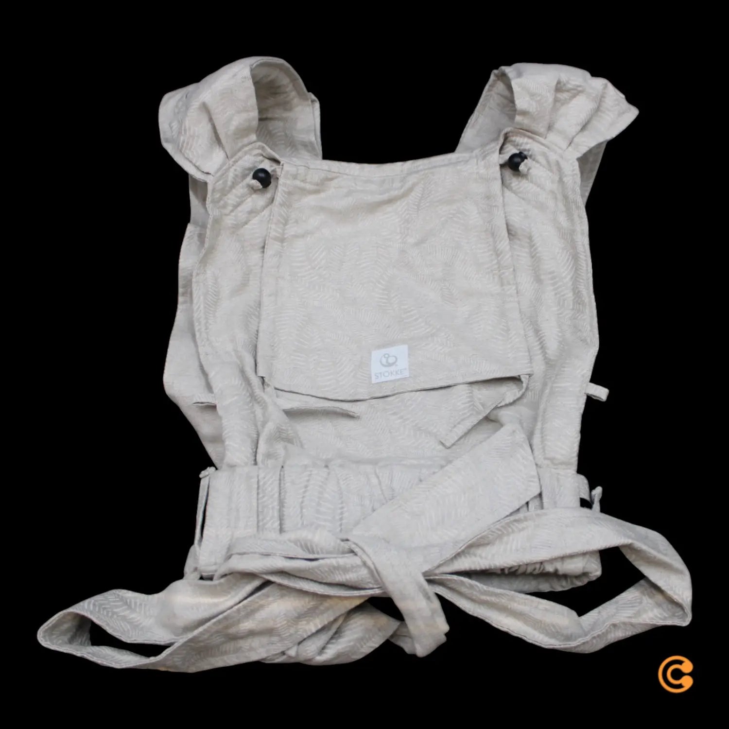 B-Ware Stokke Limas Babytrage Floral Beige Tragetasche Babytragetasche Umhängetasche