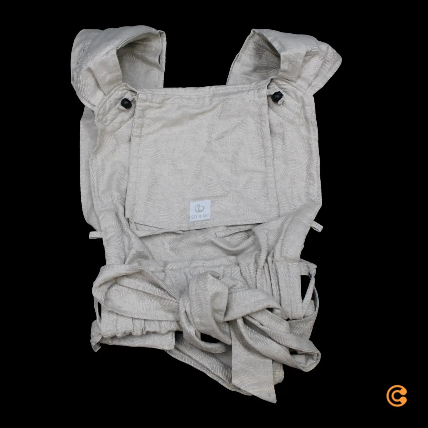 B-Ware Stokke Limas Babytrage Floral Beige Tragetasche Babytragetasche Umhängetasche