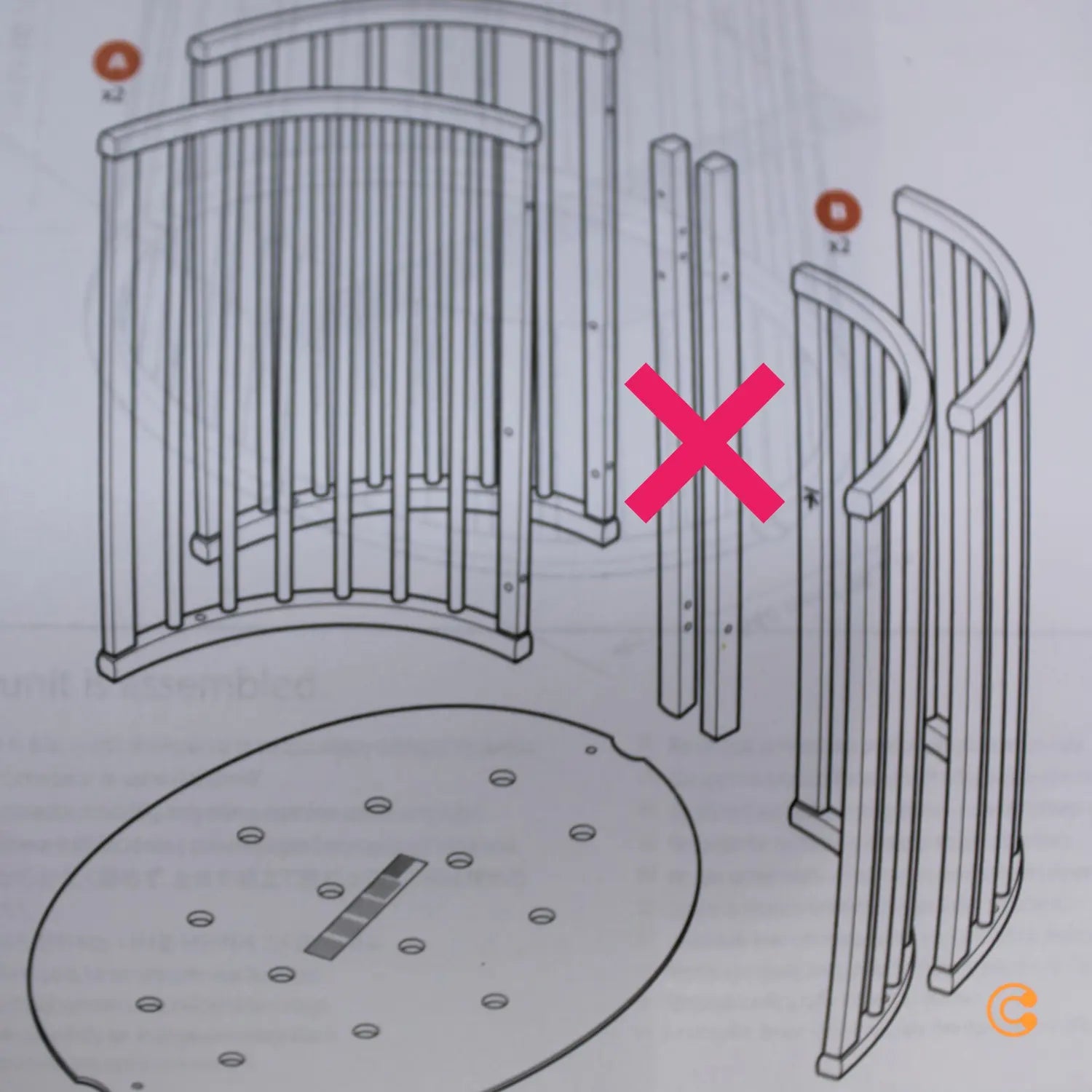 B-Ware Stokke Beistellbett Babybett Sleepi Kinderbett Warm Brown Siehe Text/Foto - 2000588209404