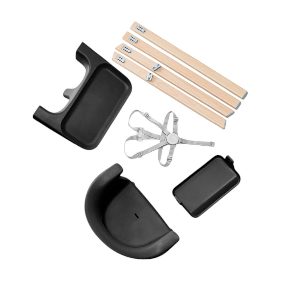Stokke Clikk Hochstuhl Kinderhochstuhl Kombistuhl Kinderstuhl Black Natural B-Ware - 7040355520078