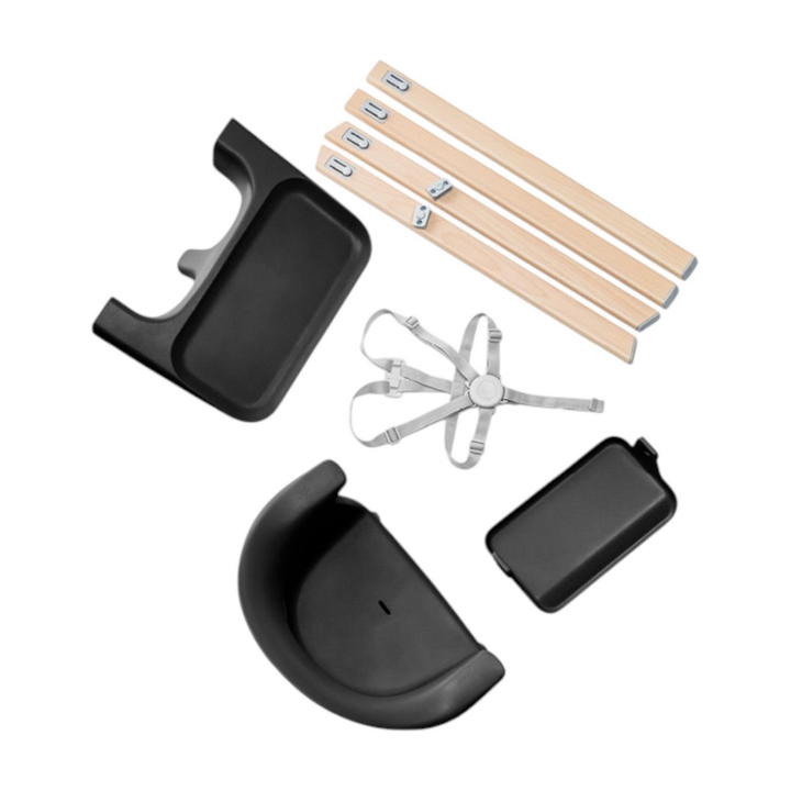Stokke Clikk Hochstuhl Kinderhochstuhl Kombistuhl Kinderstuhl Black Natural B-Ware - 7040355520078