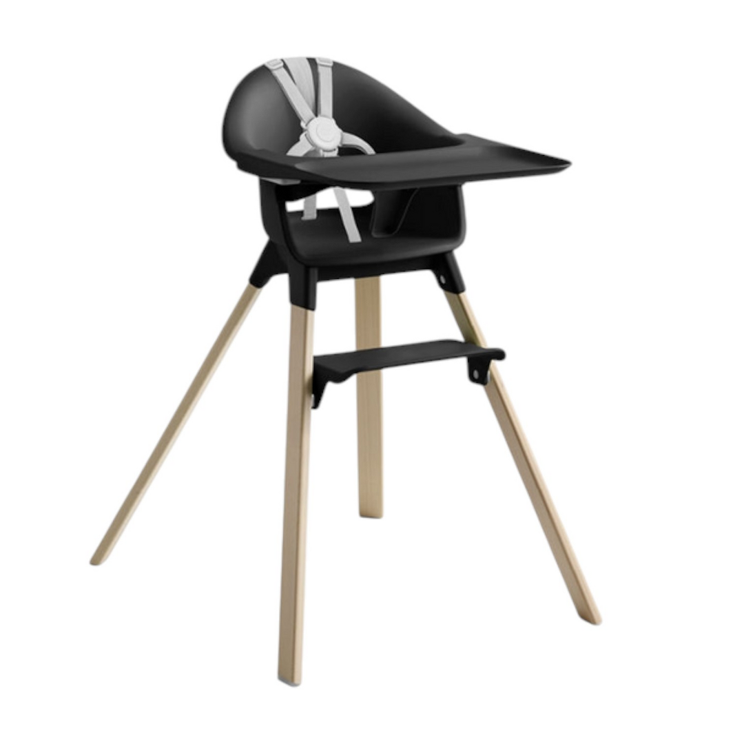Stokke Clikk Hochstuhl Kinderhochstuhl Kombistuhl Kinderstuhl Black Natural B-Ware - 7040355520078