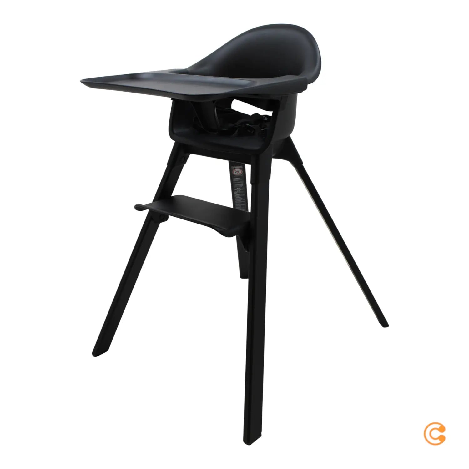 B-Ware Stokke Clikk Hochstuhl Kinderhochstuhl Kombistuhl Kinderstuhl Black Natural