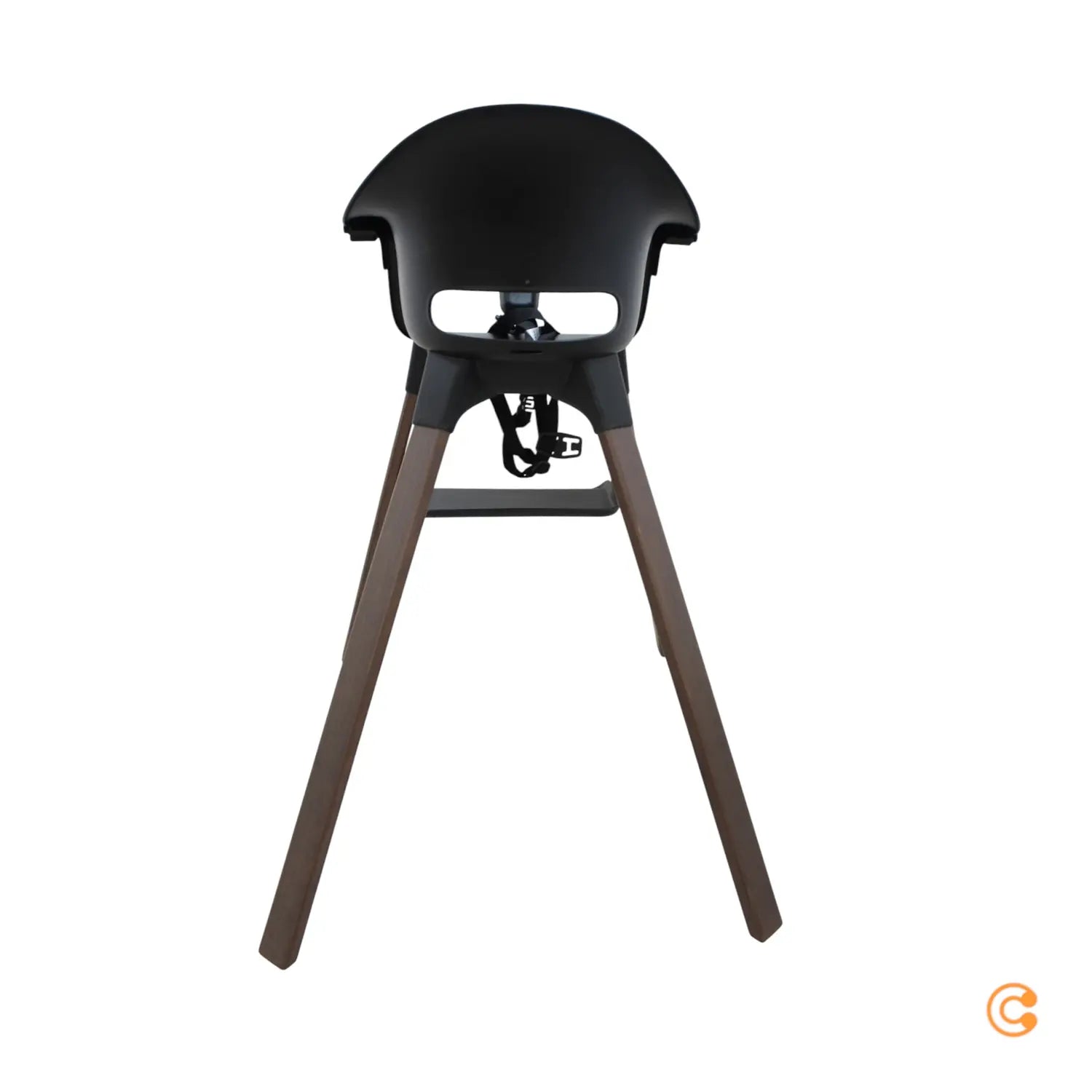 B-Ware Stokke Hochstuhl Kinderstuhl Clikk Midnight Black Tablett Sicherheitsgurt Baby - 7040355520061