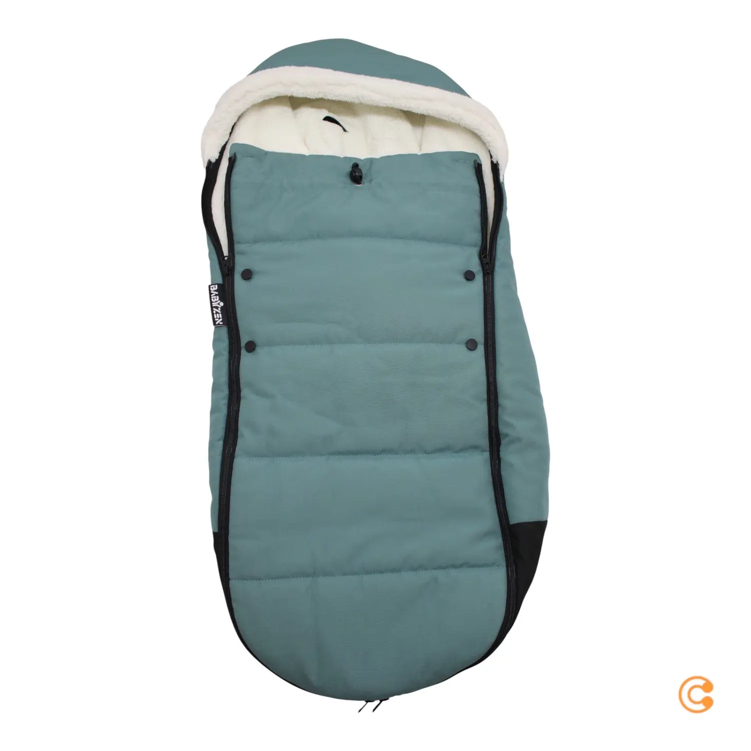 B-Ware Stokke Fußsack Yoyo Kinderwagen Fußmuff Sherpa Futter Winterwärme Aqua