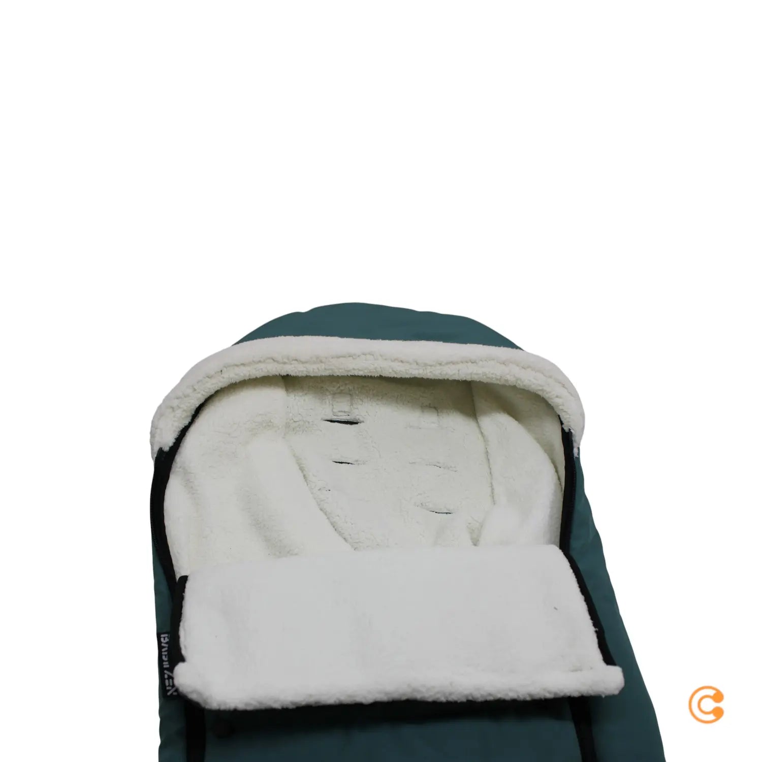 B-Ware Stokke Fußsack Yoyo Kinderwagen Fußmuff Sherpa Futter Winterwärme Aqua
