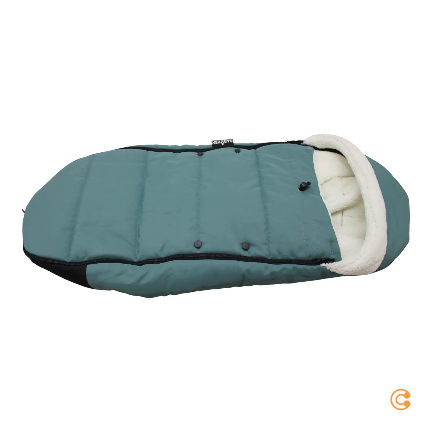 B-Ware Stokke Fußsack Yoyo Kinderwagen Fußmuff Sherpa Futter Winterwärme Aqua