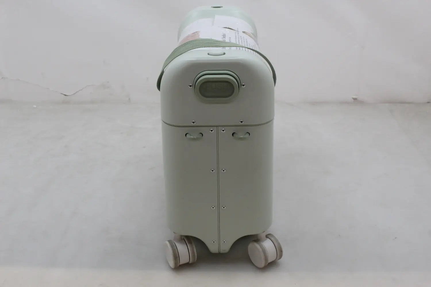 B-Ware Stokke Jet Kids Bed Box Koffer Kindertrolley Sea Green Reise Matratze Kinderkof440 - 2000587871008