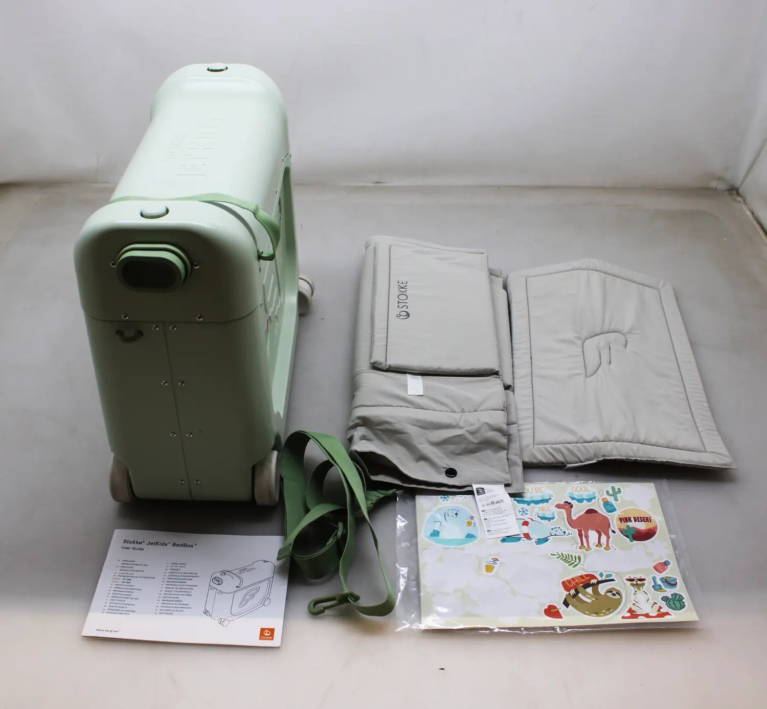 B-Ware Stokke Jet Kids Bed Box Kindertrolley Reise Matratze Kinderkoffer Siehe Text/Foto - 2000587871008
