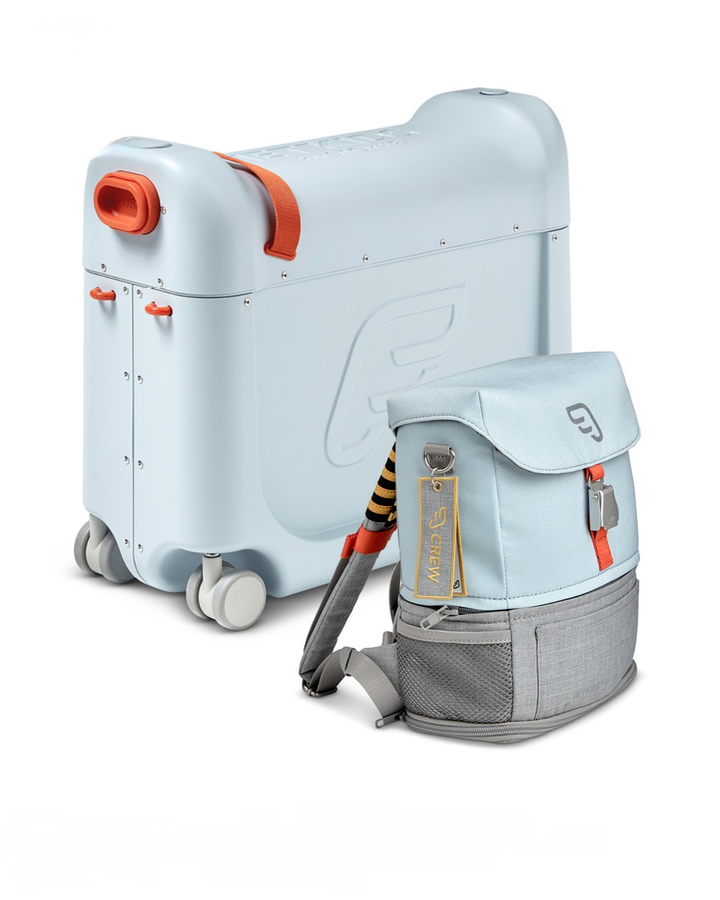 Stokke Jetkids Bundle Kinderkoffer Rucksack Reise Set Sky Blue Handgepäck B-Ware - 7040355706014