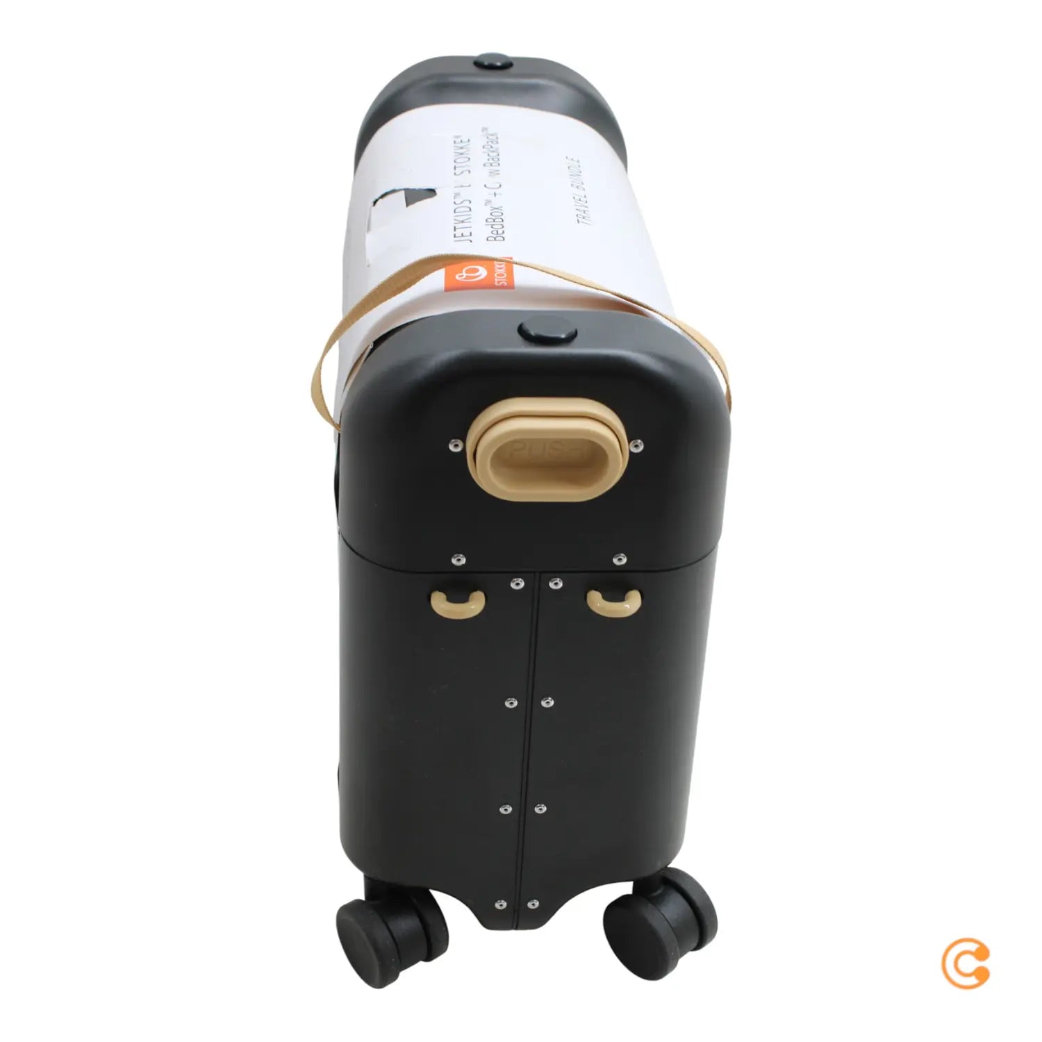 B-Ware Stokke Jetkids Bundle Koffer Kindertrolley Bed Box Crew Rucksack Back Pack Black - 7040355706045