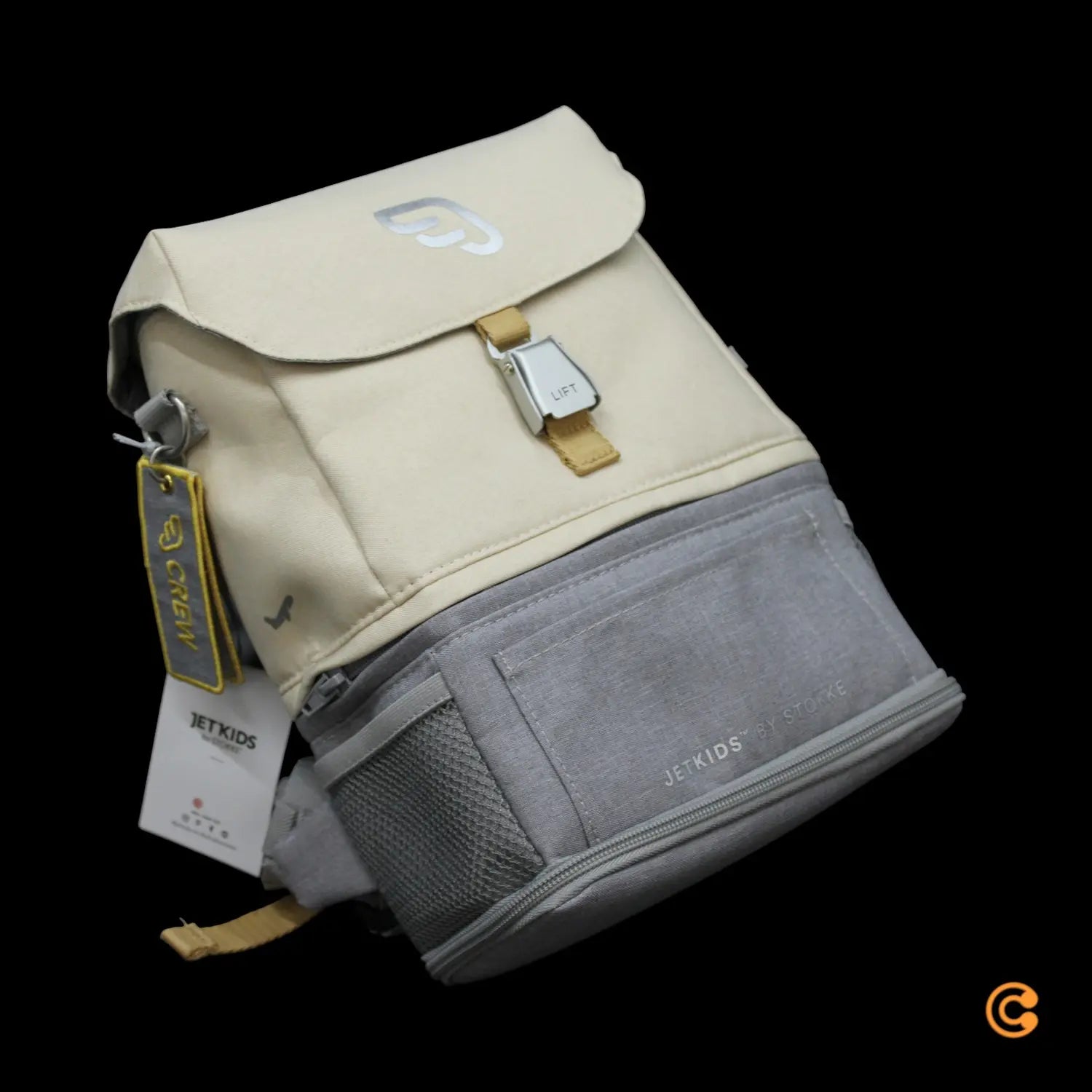 B-Ware Stokke Rucksack Reisetasche Jet Kids Crew Kindertasche Reiserucksack Weiß - 7040355644040