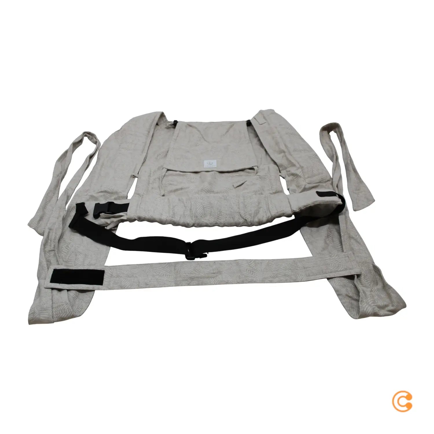 B-Ware Stokke Limas Babytrage Bauch/Rücken/Hüfttrage Kinder Tragehilfe Floral Beige