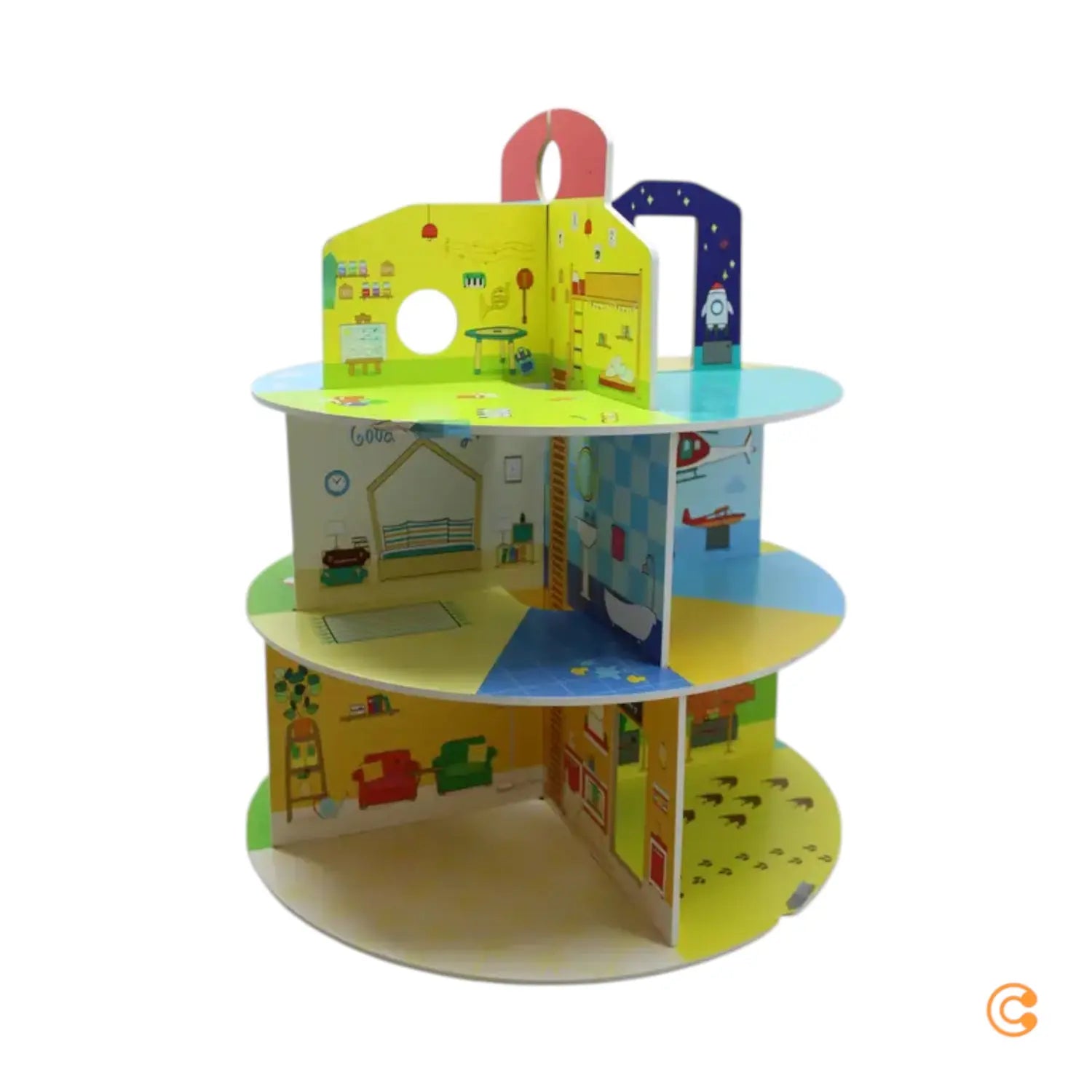 B-Ware Stokke Spielhaus Puppenhaus Mu Table Kinder Spiel Kreativität Siehe Text/Foto - 4260069665589