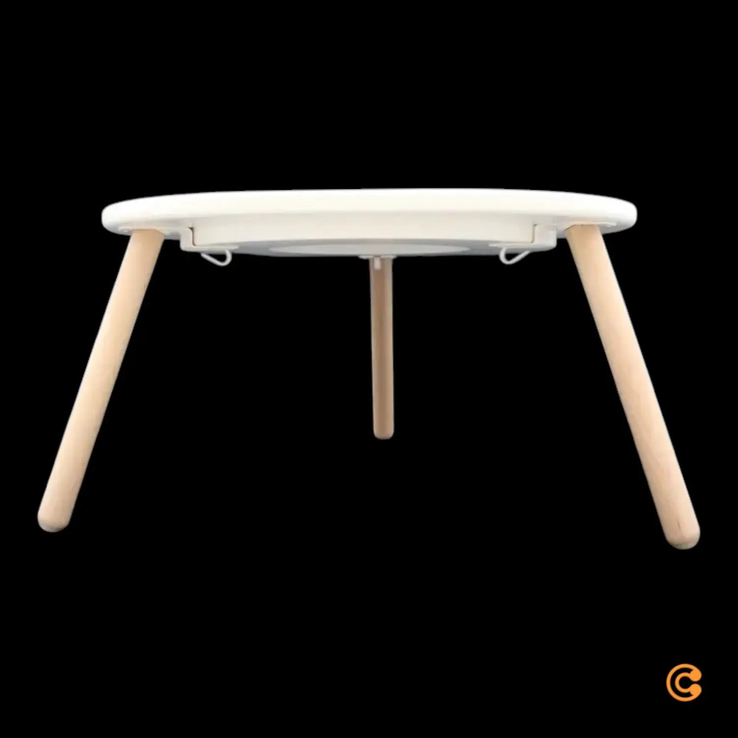 B-Ware Stokke Mu Table V2 Kindertisch Spieltisch Kinderzimmer Weiß Höhenverstellbar Holz - 7040356270019