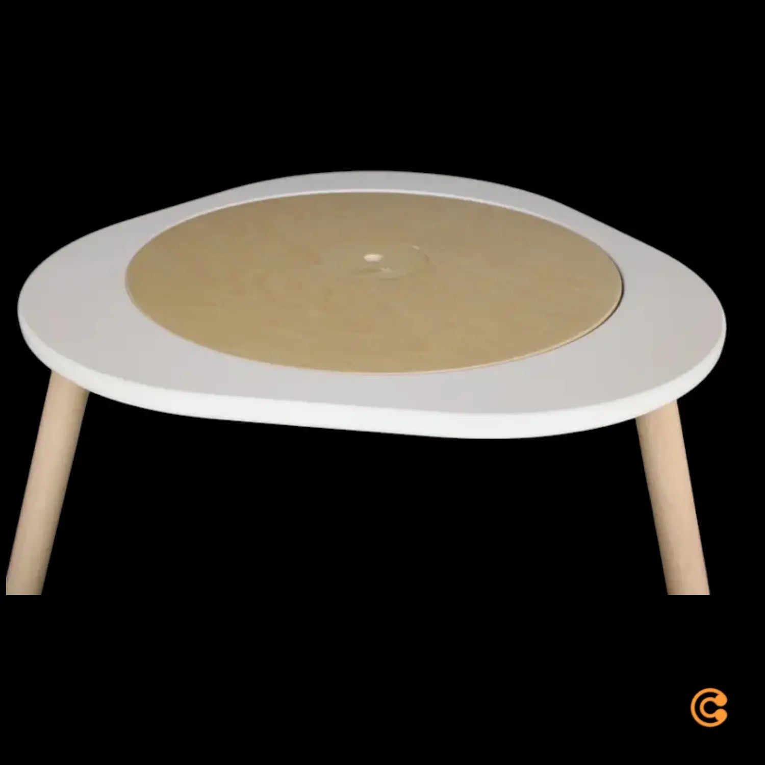 B-Ware Stokke Mu Table V2 Kindertisch Spieltisch Kinderzimmer Weiß Höhenverstellbar Holz - 7040356270019