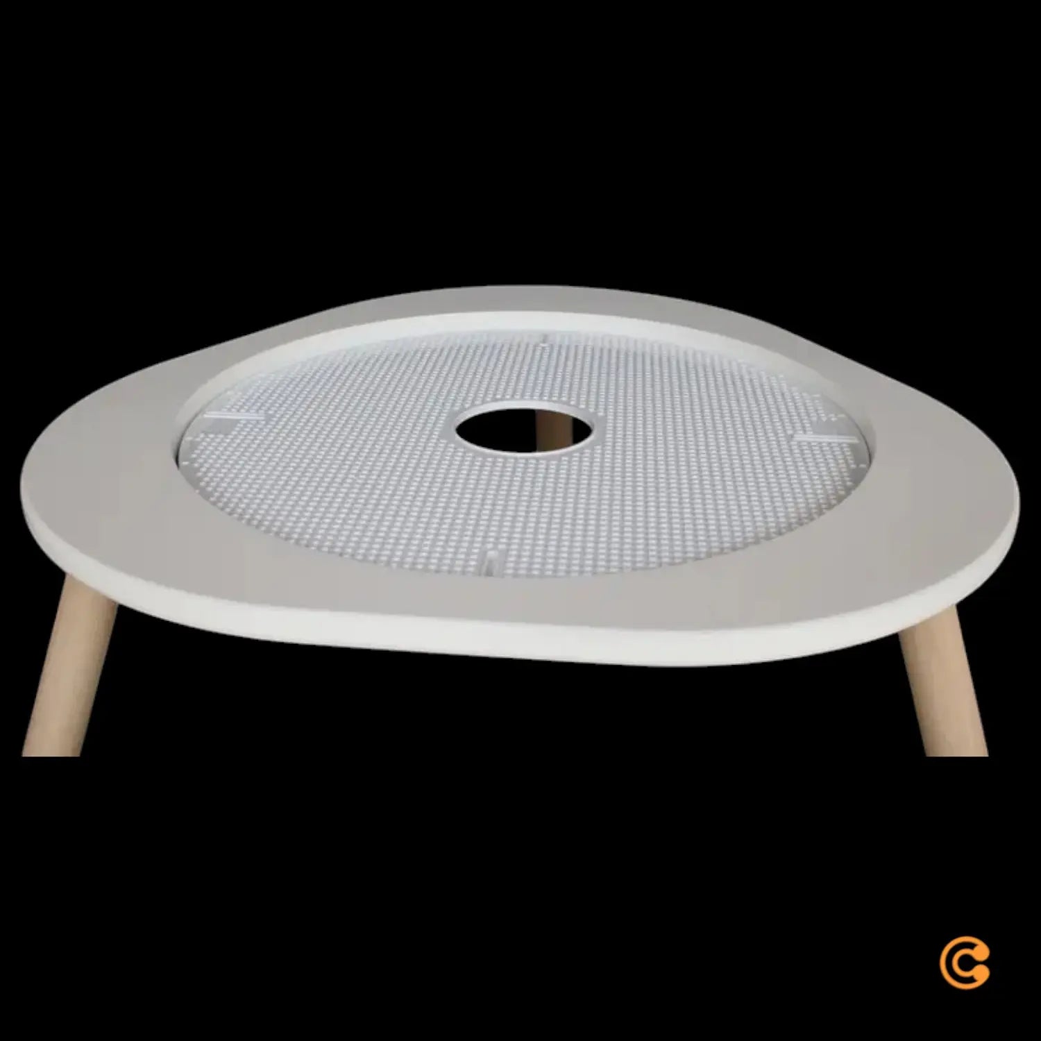 B-Ware Stokke Mu Table V2 Kindertisch Spieltisch Kinderzimmer Weiß Höhenverstellbar Holz - 7040356270019